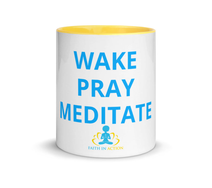 Wake Pray Meditate Mug