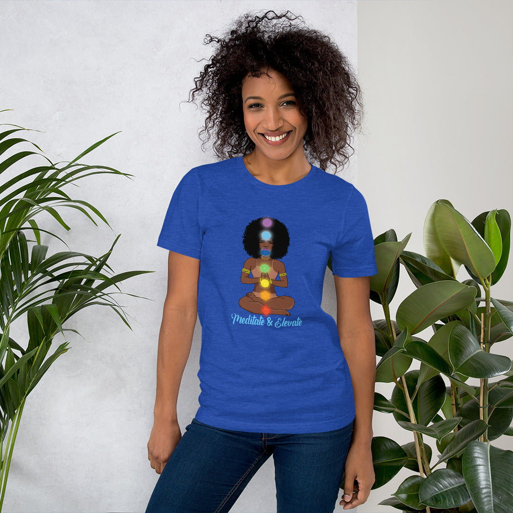 Afro Chakra Goddess Unisex T-Shirt