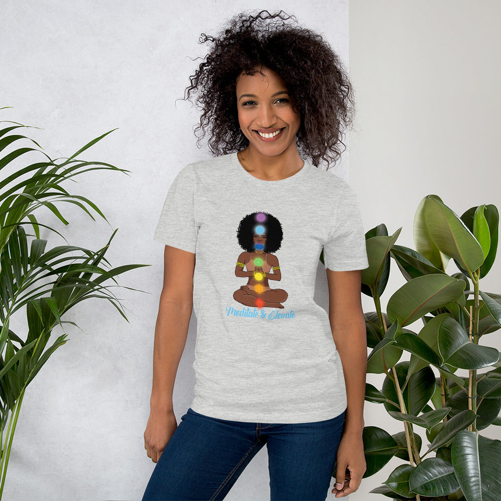 Afro Chakra Goddess Unisex T-Shirt